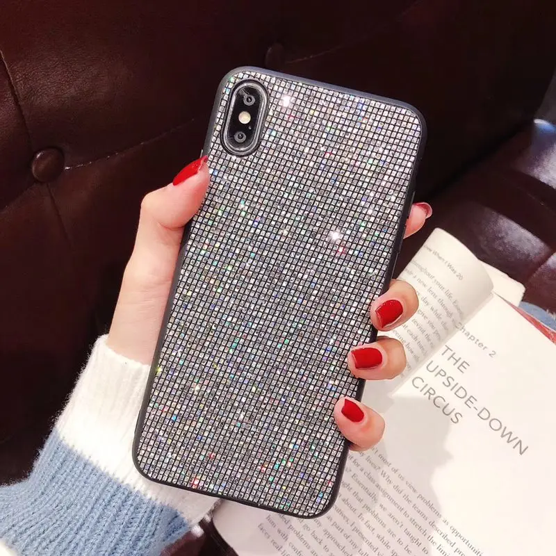 Gray Роскошный блестящий чехол для Huawei Play Nova 3 3i 4 P Smart Plus P20 P30 Pro P10 Plus Mate 20 10 Lite Honor V20 8X блестящие чехлы - Цвет: Gray