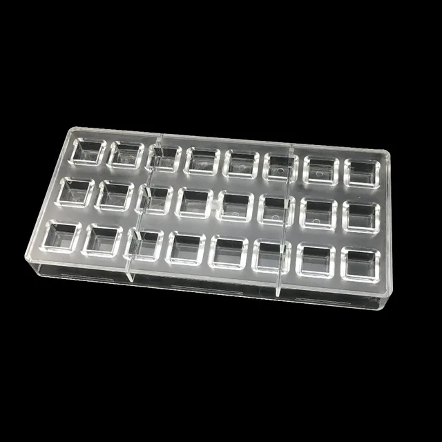 Box Shaped Cheap Hard Plastic Chocolate Mould Polycarbonate Chocolate