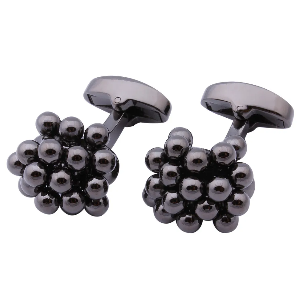 

HAWSON Interesting Grape Cufflinks Gun Black Cuff Links for Mens French Cuffs/Shirts Accessories Gift/Present