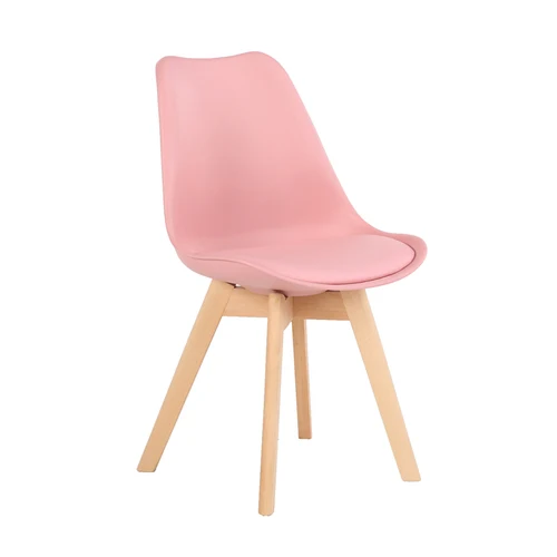 Простой современный домашний стул для столовой задний офисный стул креативный твердый деревянный Северный стул - Цвет: PP D