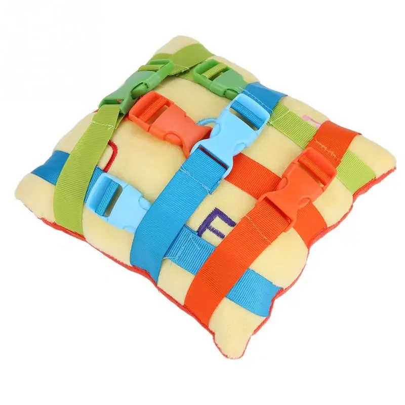 

Montessori Buckle Toy Baby Basic Life Skill Training Kids Early Learning Educational Color Matching Preschool Play Learning Toys