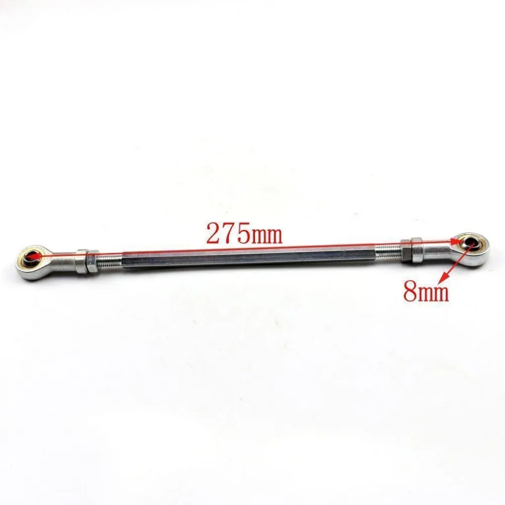 

Universal 275MM silver Tie Rod Steering Kit Go Kart Off Road Cart Part