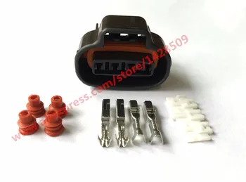 

5 Sets 2JZ-GE Distributor Crank 4 Pin Female Wire Connector TPS Boost Sensor Oval Ignition Coil Connector Sumitomo For Toyota