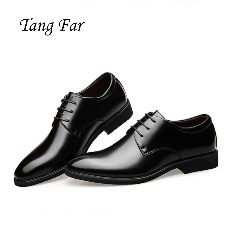 

High Men's Front Shoes Big Sizes Increased Suit Shoes For Man Luxury Mens Dress Shoe Height Increasing Mannen Schoenen