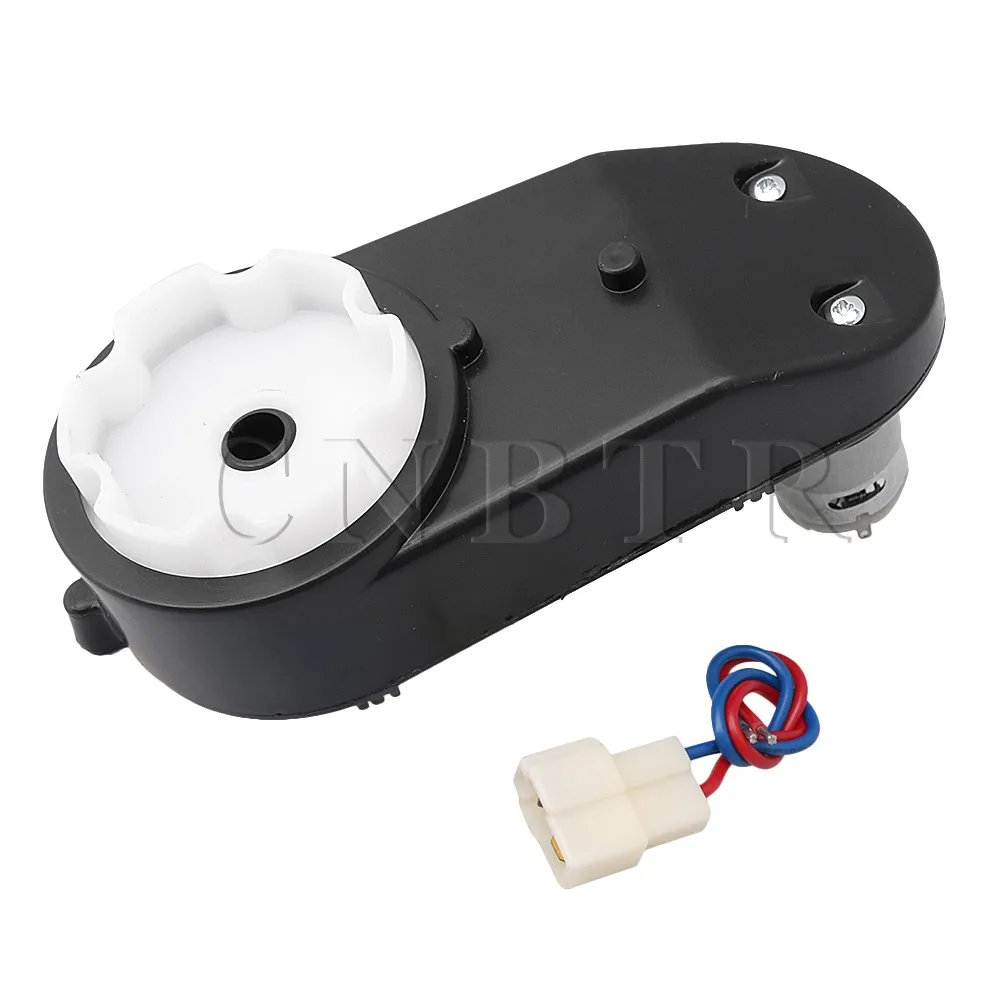 

CNBTR 12V 16000RPM Gearbox with Motor for Kids Powered Ride on Cars and Motorcycles Universal RS390 Drive Engine Match on Toys