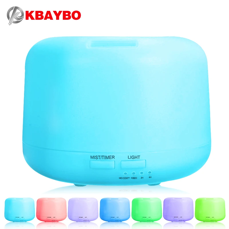 Ultrasonic Aromatherapy Humidifier Essential Oil Diffuser Air Purifier for Home Mist Maker Aroma Diffuser Fogger LED Light 300ML mini cute egg shape dry protecting usb aromatherapy essential oil aroma diffuser ultrasonic air humidifier mist maker fogger