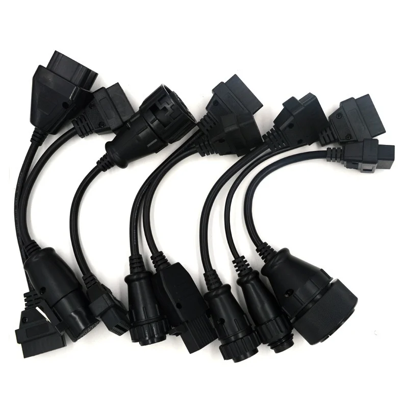 

Top OBD2 Cables For TCS CDP PRO Programmer Cars Cables Diagnostic Interface Tool Full set 8 Car Cables For Autocom DELPHI DS150E