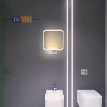 

LED Nordic Iron Acrylic Round Square Minimalism LED Lamp LED Light Wall lamp Wall Light Wall Sconce For Store Bedroom Corridor