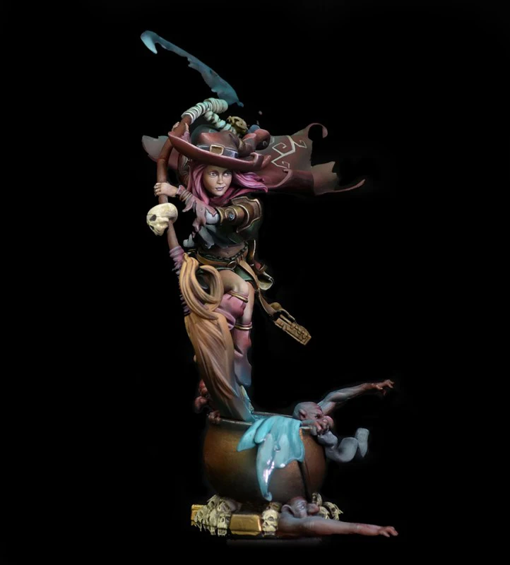 

90mm Resin Figure Scale Model Kit Double Head Carving Static Modeling Assembling DIY Toys Hobby Tools Creative Gift