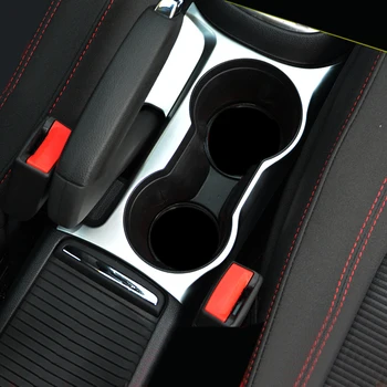 

1* ABS Matte Interior Water Holder Container Frame Panel Cover Trim For Opel Vauxhall Mokka / Buick Encore 2013 2014 2015- 2017