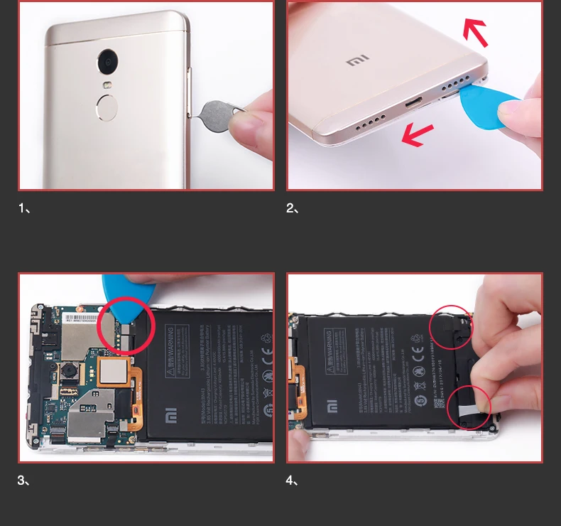 Nohon Battery For XiaoMi RedMi Note 4X BN43 Details (10) Nohon batteries For BN43 XiaoMi RedMi Note 4X