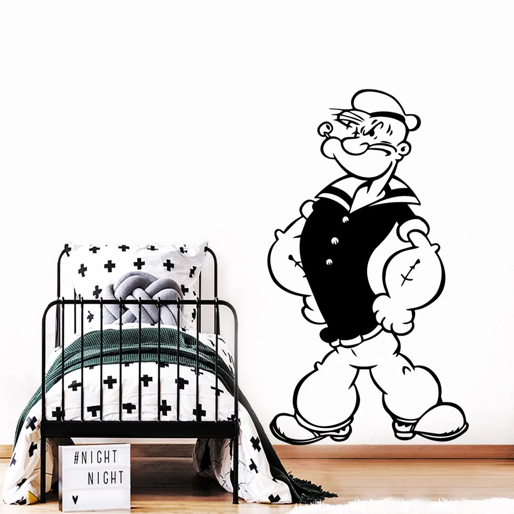 

Funny cartoon Wall Art Decal Decoration Fashion Sticker Living Room Decor Bedroom Sticker Mural Kids Room vinyl muursticker