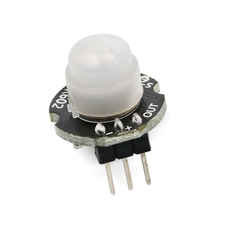 

MH-SR602 MINI Motion Sensor Detector Module SR602 Pyroelectric Infrared PIR kit sensory switch Bracket for Arduino Diy With lens