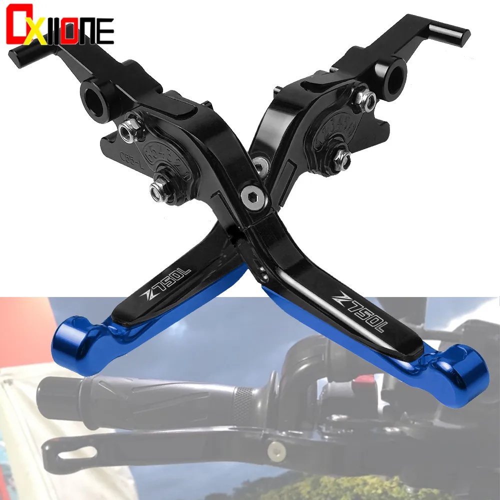 

For KAWASAKI Z750L 2007-2010 Motorcross Accessories CNC Motorcycle Adjustable Folding Extendable Brakes Clutch Levers