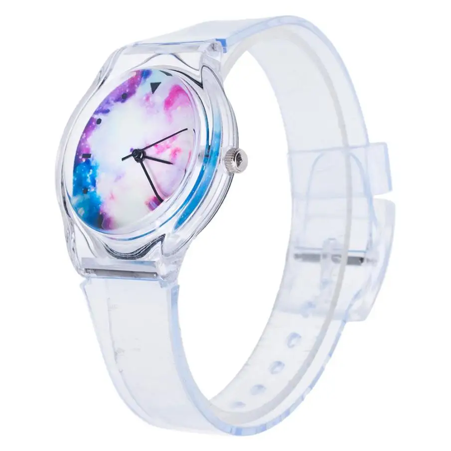 Timezone#301 новые детские часы, прозрачные милые часы, детские Студенческие часы, часы для девочек, часы, популярные часы reloj mujer