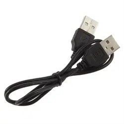 Черный USB 2,0 от мужчины к мужчине M/M удлинитель адаптер кабель провод