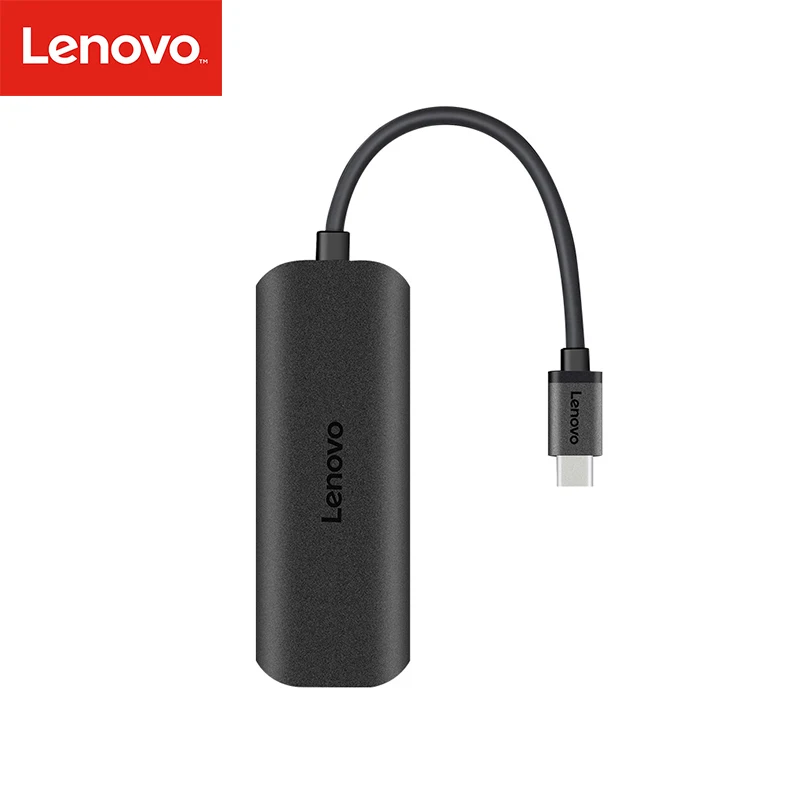 Lenovo C611 USB3.0 концентратор usb type-C на 4 порта 5 гбит/с USB-C концентратор адаптер USB 3,0 usb c концентратор для ноутбуков аксессуары для компьютера