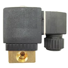 2/2 способ нормально закрытый ходовые непосредственные действующие Латунь Материал 24 v электромагнитный клапан