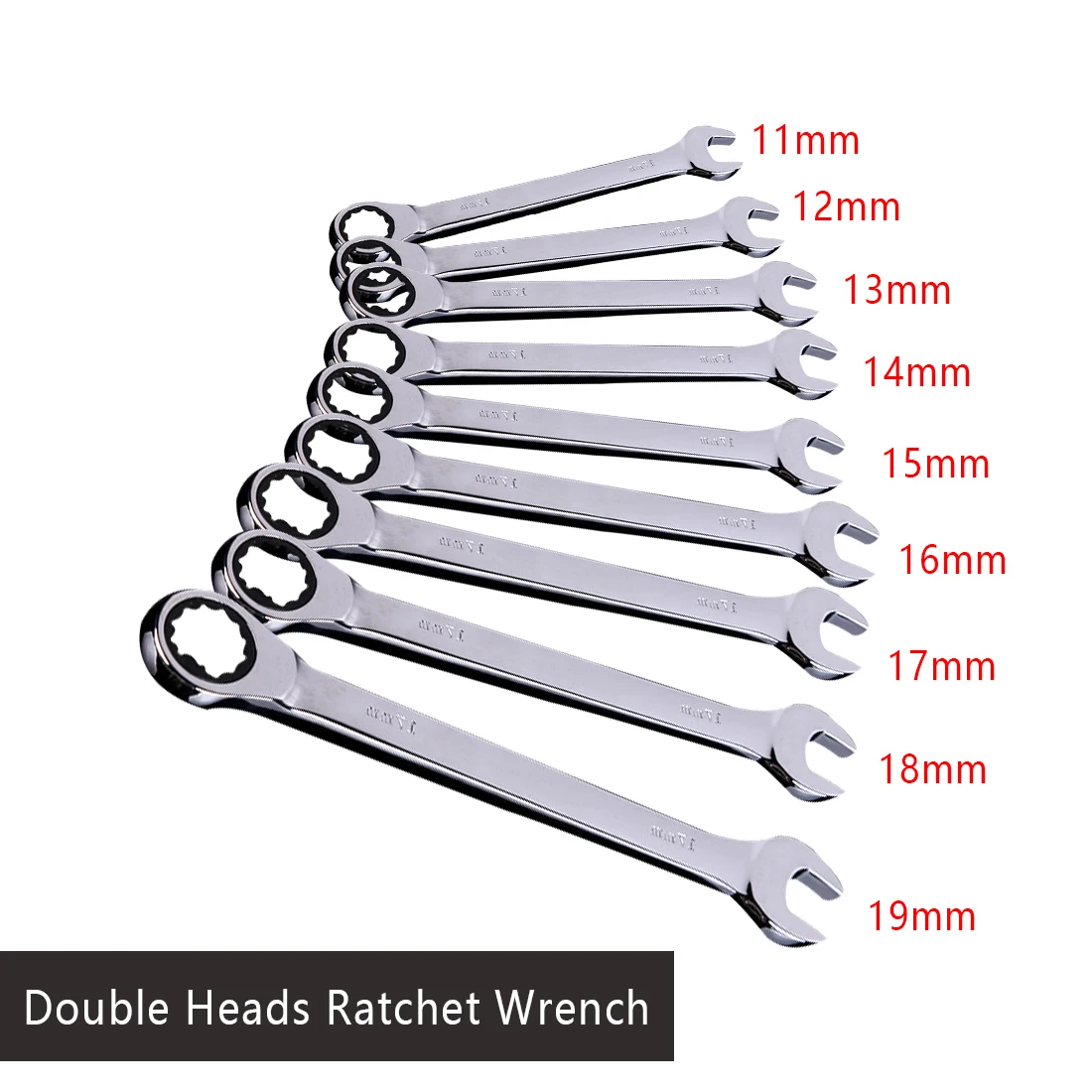 

Ratchet Wrench 1pc Reversible Combination Stubby Ratcheting Socket Spanner for Auto Repairing Tools 6mm-19mm free shipping