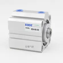 Тонкий цилиндр SDA80* 5/10/15/20/25/30/40/50/60/70/90/100-s