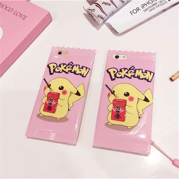 Candy Pocket Pokemon Cover Case For iphone 7 8 6 6s Plus 2