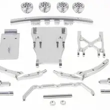ЧПУ Baja 5 T передний бампер с 4 шт CNC светодиодный свет pod для 1/5 весы HPI Baja 5 T 5SC-85193