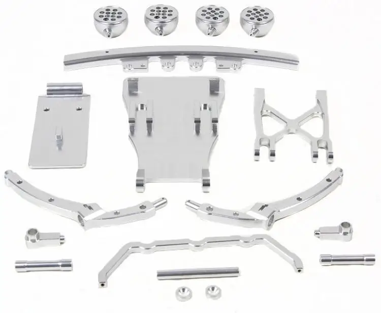 

CNC Baja 5T Front Bumper with 4pcs CNC LED light pod for 1/5 scale HPI Baja 5T 5SC- 85193