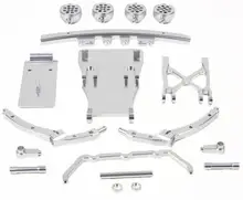 CNC Baja 5T Front Bumper with 4pcs CNC LED light pod for 1/5 scale HPI Baja 5T 5SC- 85193