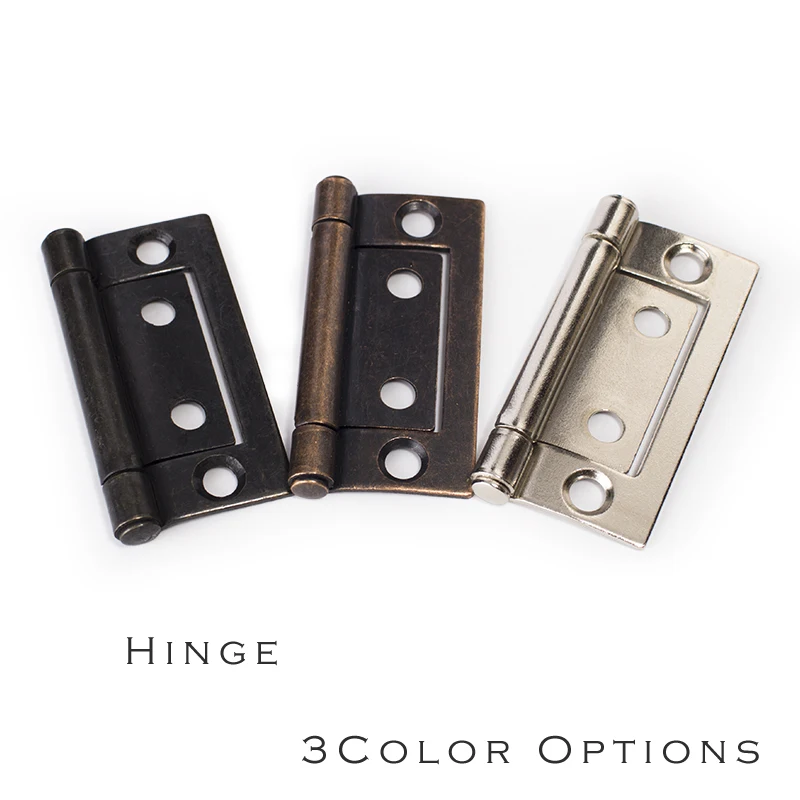 

Antique copper black nickel color options iron Hinge 2" Classical Furniture Cabinet Door 135 degree no-mortise Hinge with screws