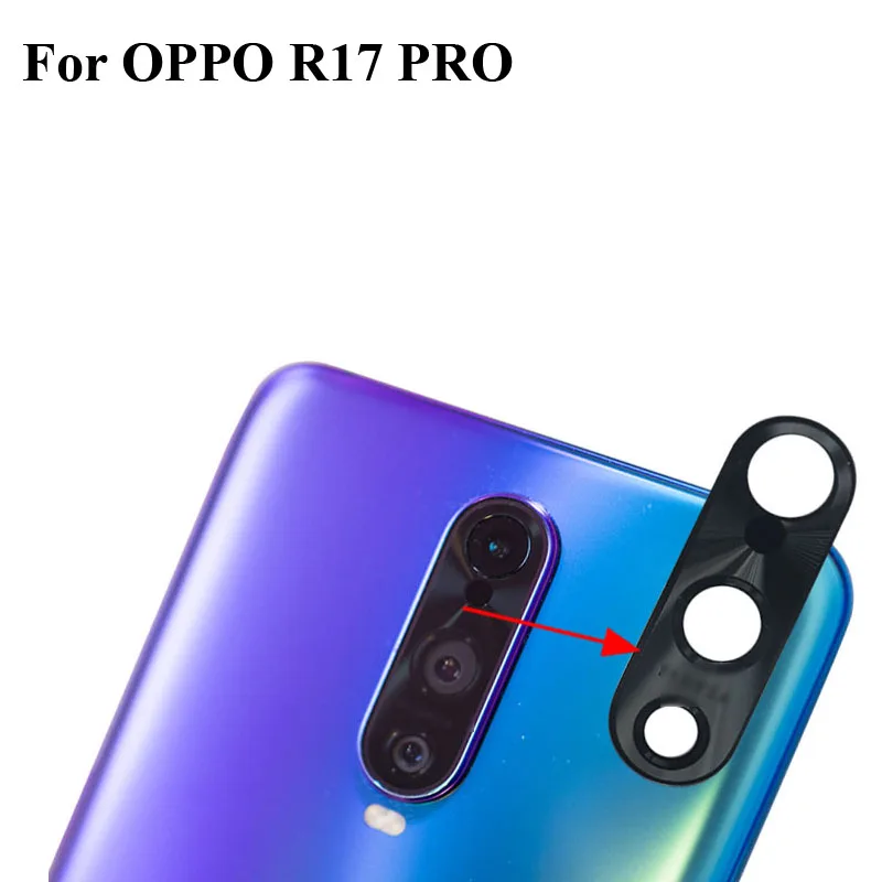 

For OPPO R17 PRO R 17 pro Replacement Back Rear Camera Lens Glass Housing Parts For OPPO R17PRO test good