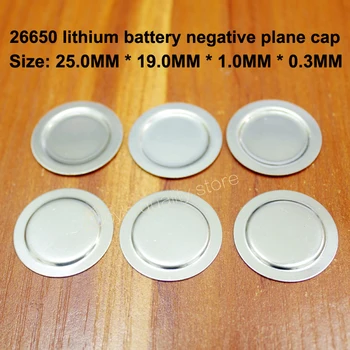 

25pcs/lot 26650 lithium battery anode negative spot welding cap film 26700 lithium battery cathode ear accessories