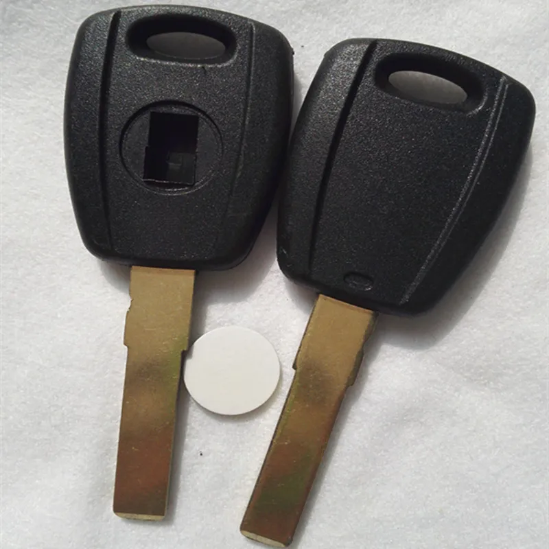 

DAKATU Replacement Car Key Shell Case For Fiat 500 Ducato Transponder Key SIP22 Uncut Blade