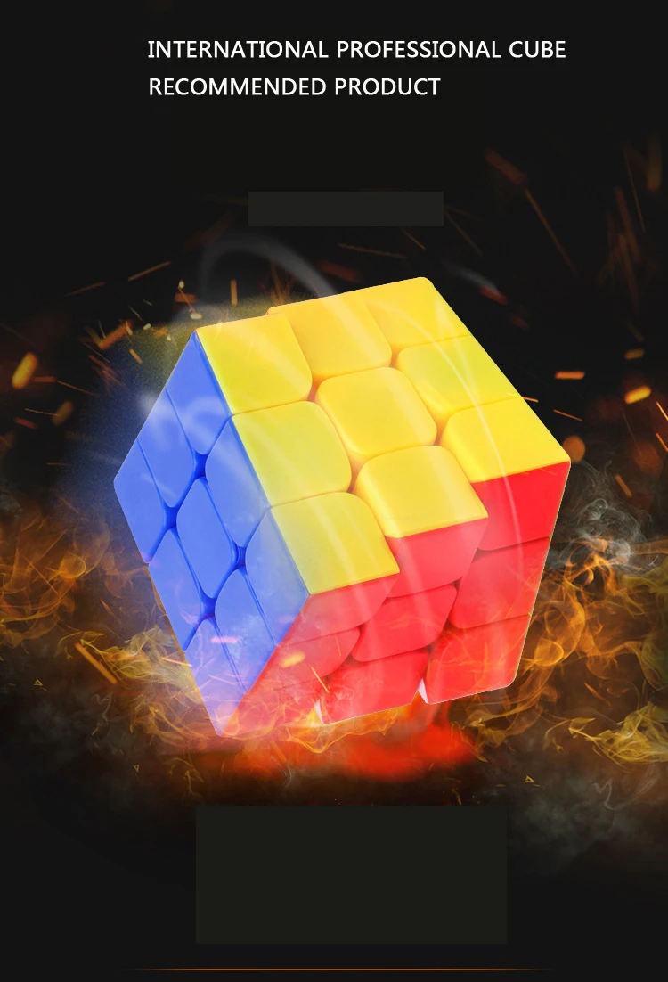 

Plastic Puzzle Magic Cube 3*3 Speed Challenge Toy Education Gift Toy For Children