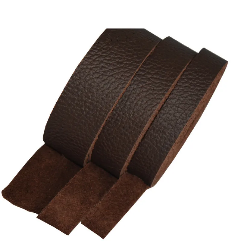 

34567810 mm widthThe first layer of real cowhide rope crazy horse skin oil leather rope square 2mm thick leather strip
