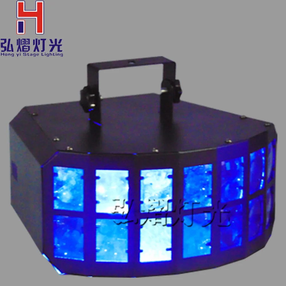 

Hongyi Stage Lighting LED Disco Double Butterfly Effect Light Stage Light Professional DMX Controller Disco Dj light