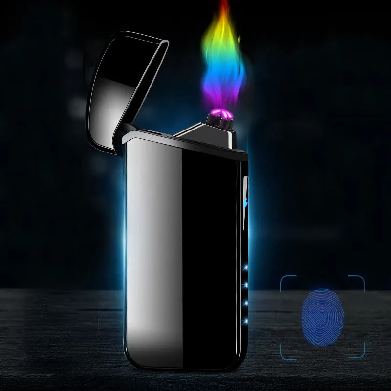

2019 double arc creative new USB charging electronic lighter