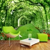 Papier peint Photo personnalisé pour murs 3 D | Pelouse, arbre forêt verte, toile De fond, espace stéréo 3D, décoration murale De la maison ► Photo 2/6