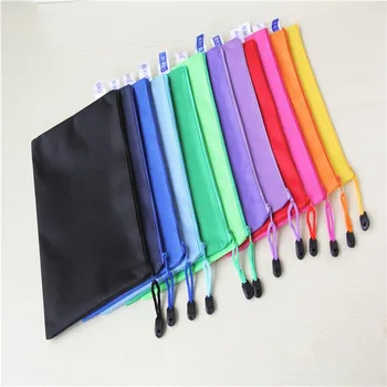 

500pcs A5 File Folder Nylon Oxford Multifunctional File Pocket Can be Customized Logo