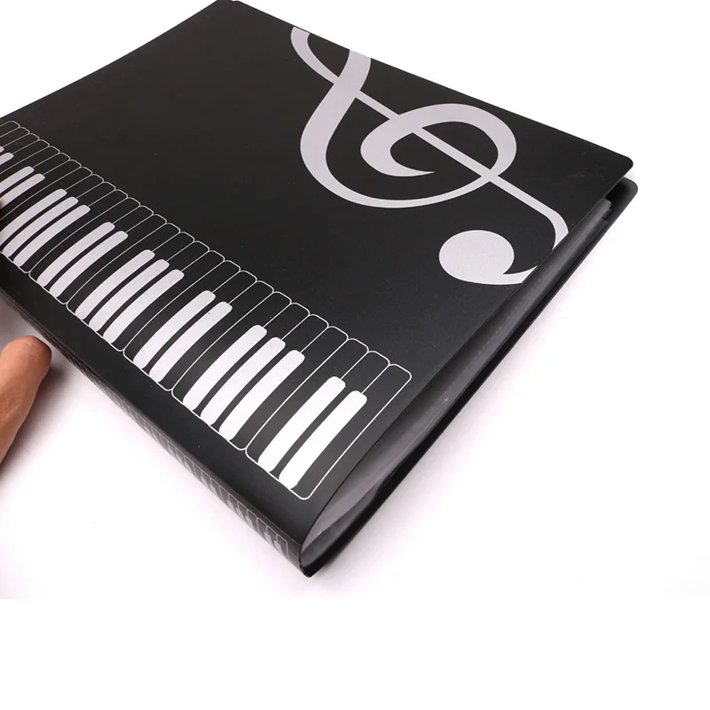 

Music Sheet File Documents Paper Folder Holder Plastic A4 Size 40 Pockets BHD2