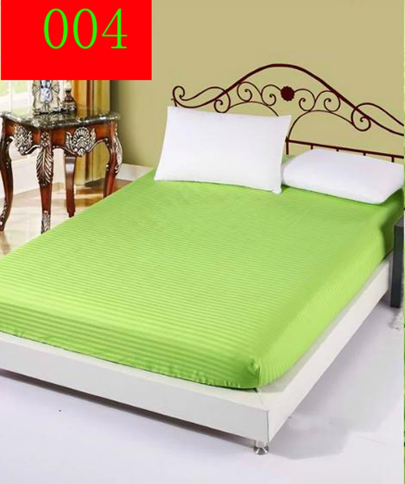 Apple Green Hotels Home Cotton Fitted Sheet 1Pc Single Double Bed