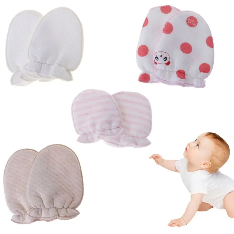 1 Pair Baby Gloves Anti Scratch Warm Winter Newborn Face Protection