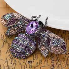 Muy Bien Abeja Broche de Gran Tamaño Las Mujeres Hijab Pasadores Broches Accesorios de Moda Y Accesorios Sombrero de La Vendimia Broches Broches de la Mujer