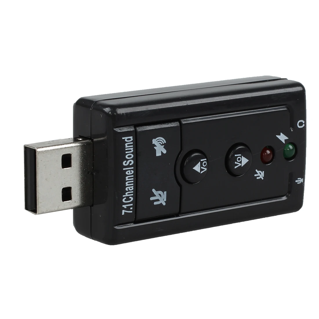 Professional External USB Sound Card Adapter Virtual 7.1