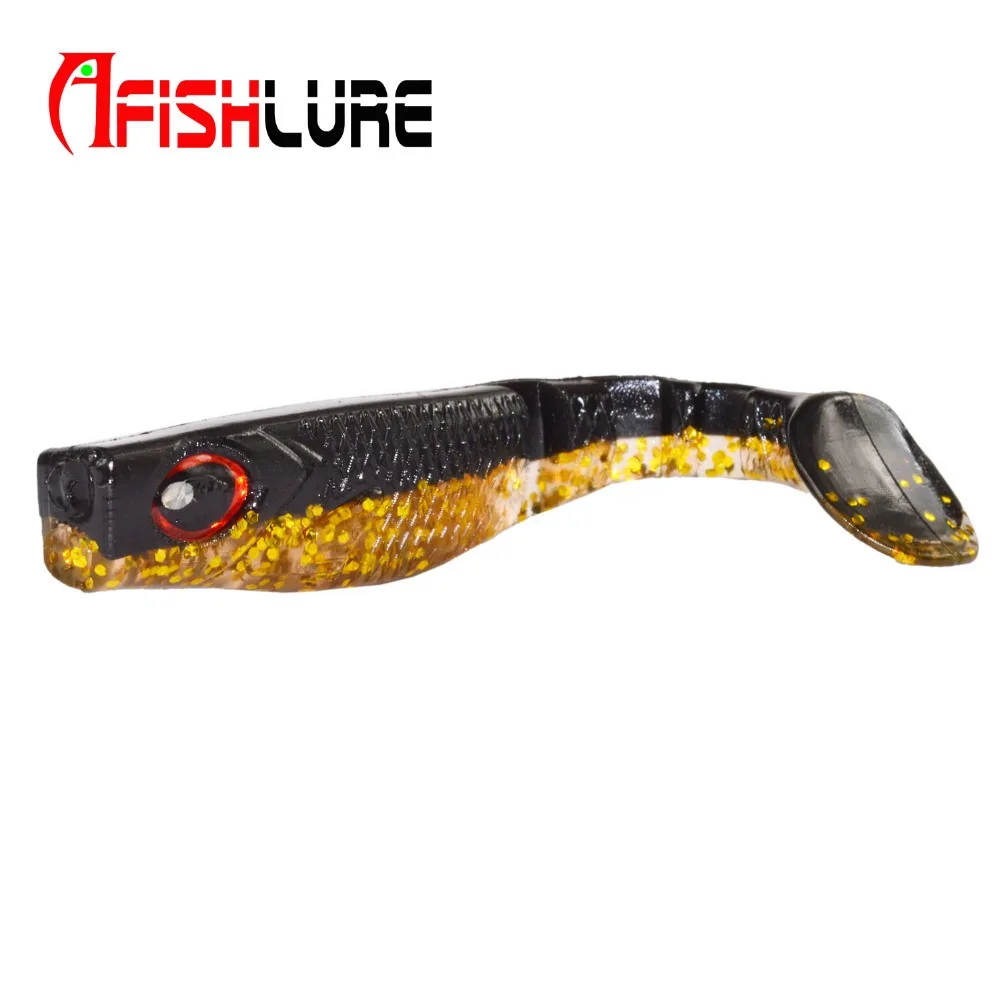 3 шт./лот Afishlure T хвост мягкой рыбы 88 мм 6 9 г весло рыболовная приманка т мягкая джиг