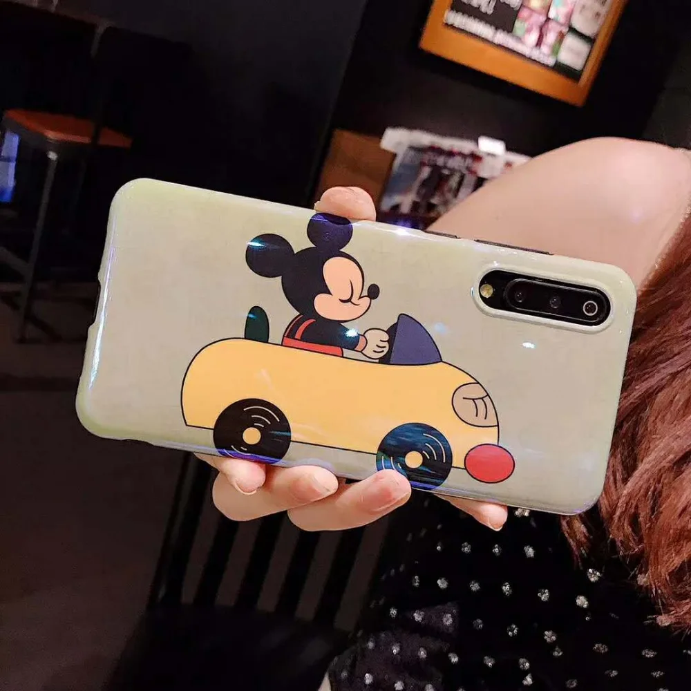 Микки и Минни Маус для samsung s8 s9 s10 s10plus чехол телефона note8 note9 задняя крышка
