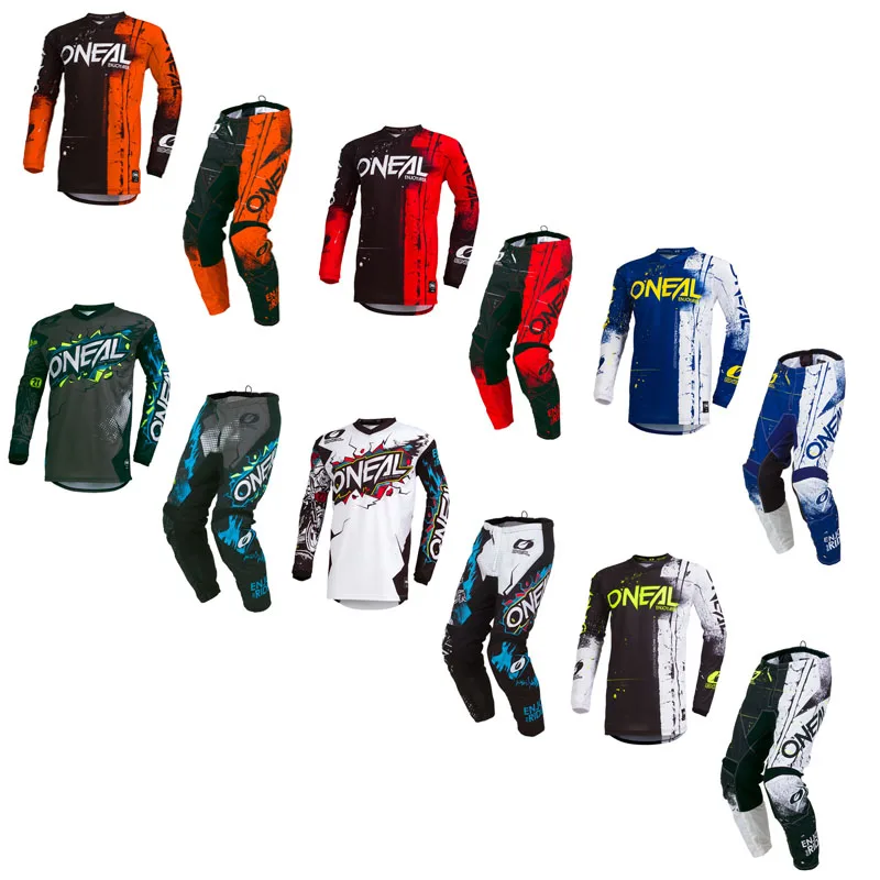 

Motocross Jersey And Pant ATV BMX DH MX Gp Moto Suit Dirt Bike Combo Cycling Motorcycle Clothes Set pants racing riding