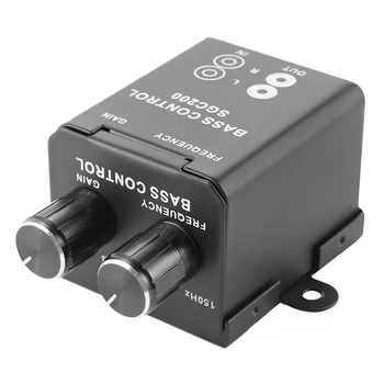 

Auto Car Remote Amplifier Subwoofer Car Audio Equalizer Crossover Bass Controller Bass Equalizer Controller RCA Amplifier