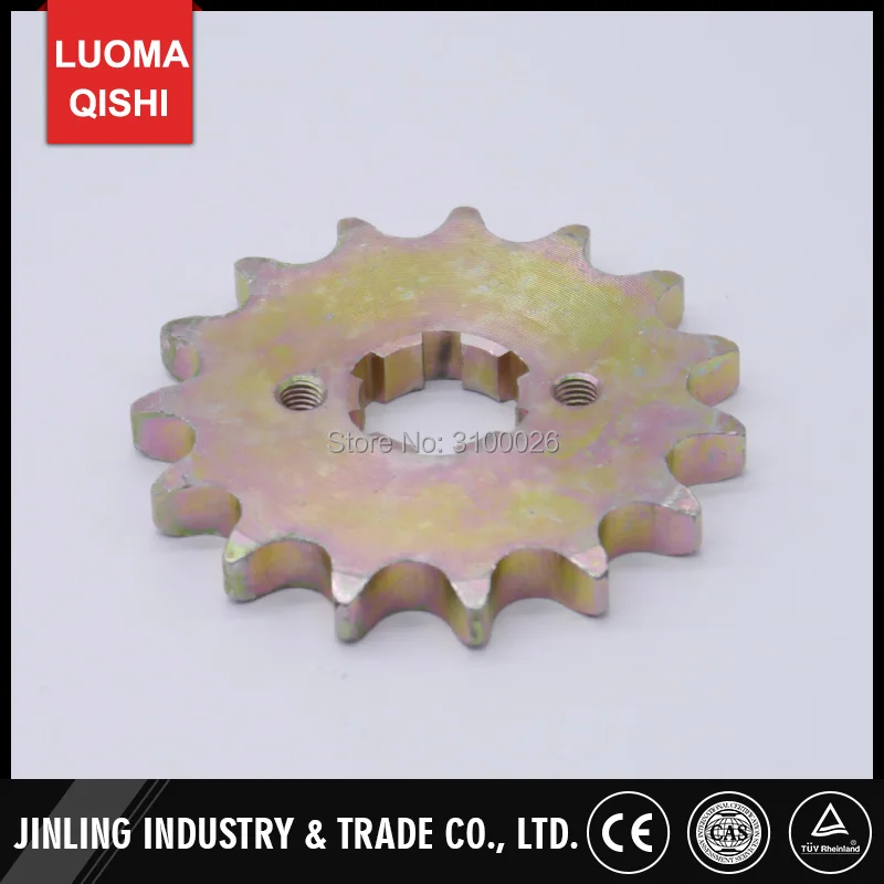 

15T Sprocket Fit for GY6 CVT 150CC 200CC Engine 530# Chain Drive China ATV UTV Go Kart Buggy Quad Bike Scooter Motorcycle Parts