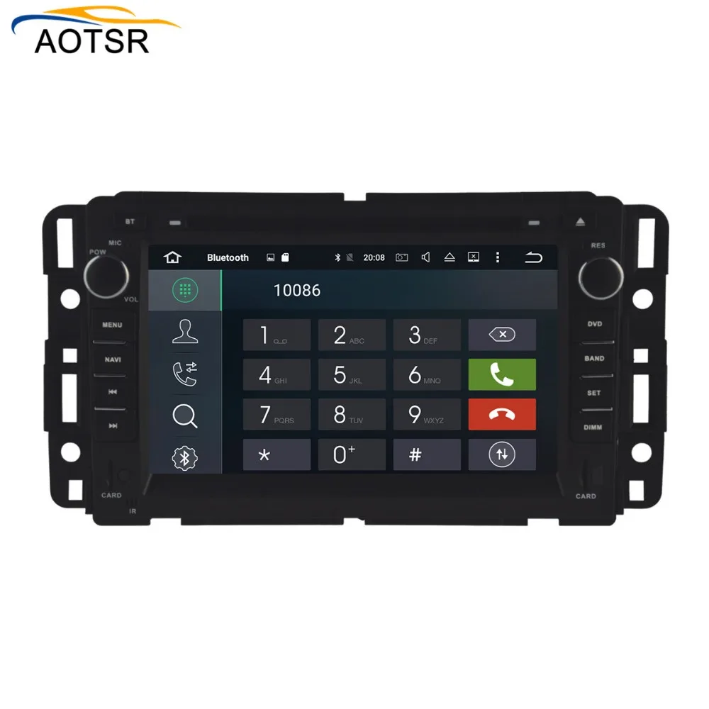 Sale IPS Screen Android 8.1 car dvd player For GMC Yukon/Taho 2007 - 2012 GPS Navigation radio auto stereo Octa Core 4+32G head unit 4
