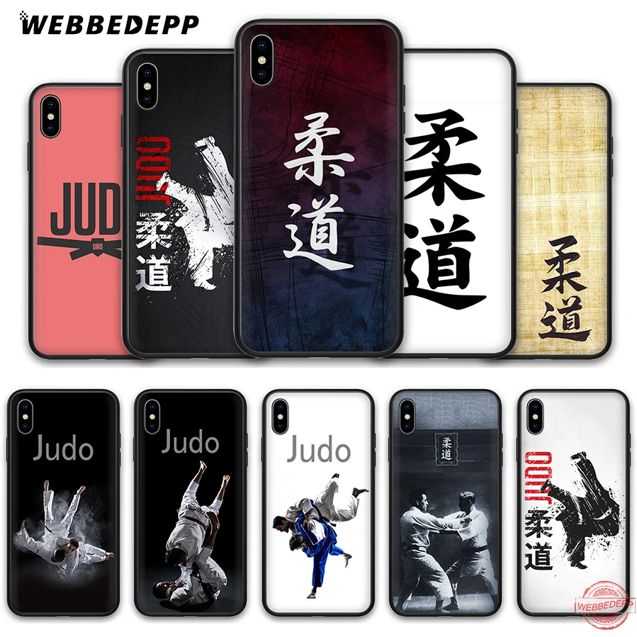 Мягкий силиконовый чехол WEBBEDEPP Judo для iPhone 8 7 6S 6 Plus 11 Pro XS Max XR X 5 5S SE | Мобильные